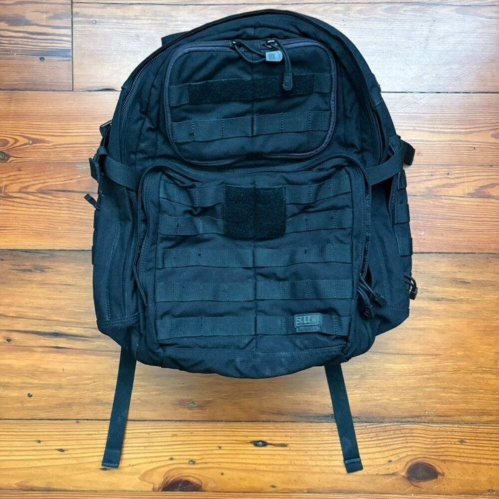 5.11 Tactical RUSH24 2.0 Backpack Black 37L Military MOLLE Bag 58601 SEE DESC